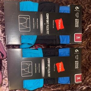 Hanes Men's Comfort Flex Fit Briefs - Black and Blue